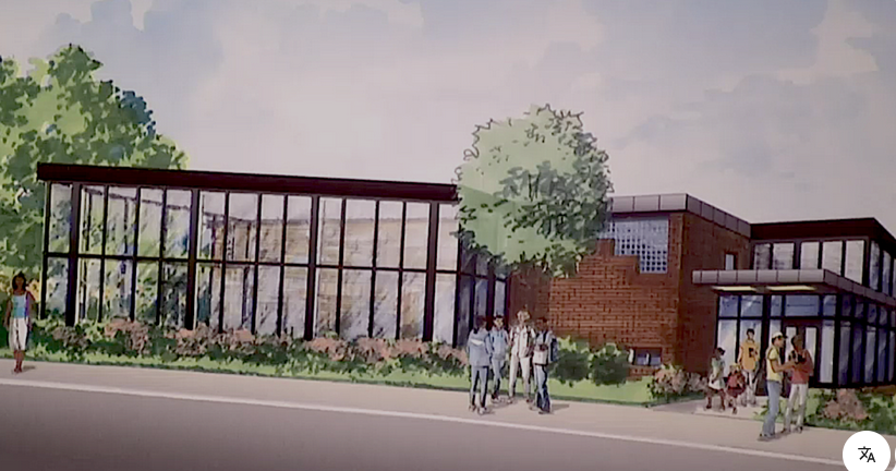 Renovation plans call for a new entrance on Main Street, a new teen center, new bathrooms, a kitchen, mechanical systems, roofing and landscaping. (Supplied)
