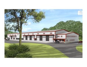 Rendering of proposed recycling plant. (Town of Yorktown Planning Department)