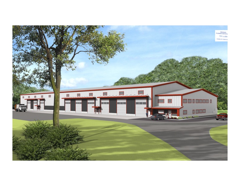 Rendering of proposed recycling plant. (Town of Yorktown Planning Department)