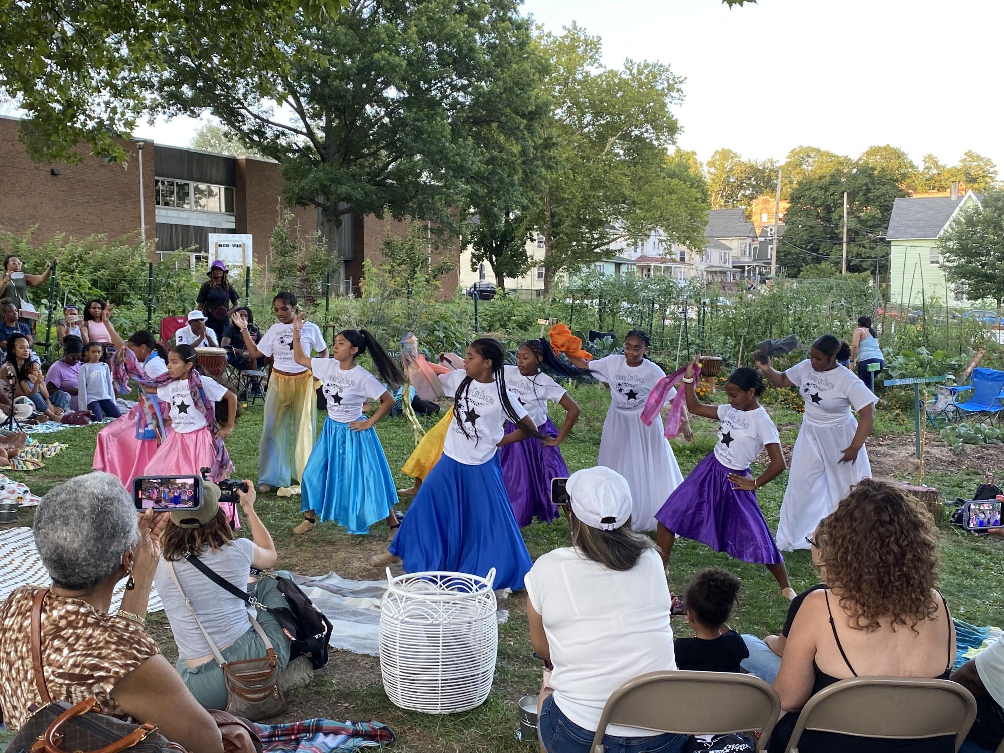 Community members welcome harvest season with hearty meal and entertainment