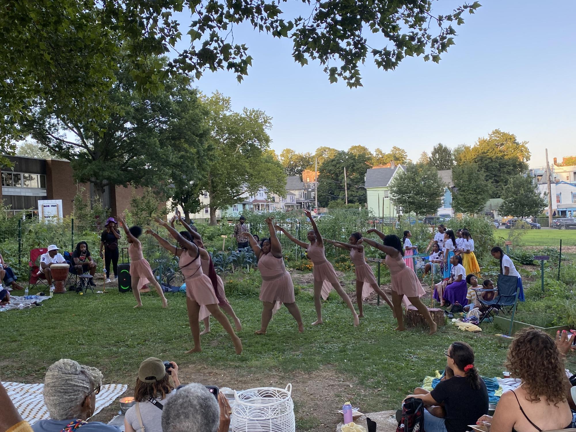 Community members welcome harvest season with hearty meal and entertainment