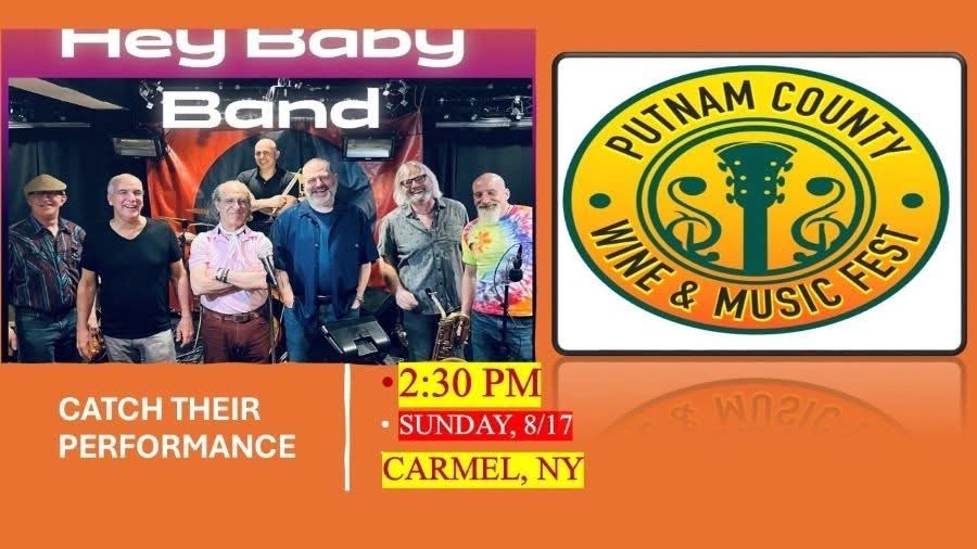 Hey Baby Band is one of the featured performers in the festival’s lineup. (Putnam County Wine & Music Fest)