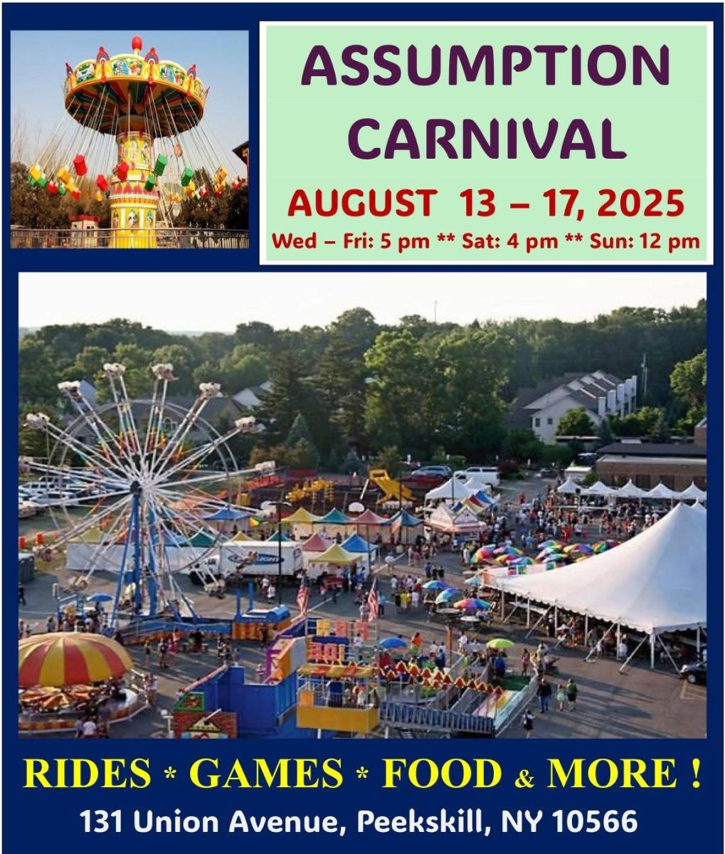 The festival will include games, raffles, food stands, live music, and prizes.  (Assumption Church)