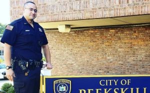 Peekskill Police Department Facebook post from Oct. 22, 2018 welcoming Officer Michael Henderson. 