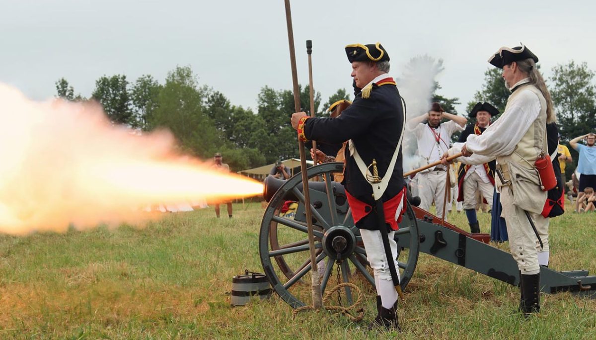 Historical reenactors in colonial attire will bring the American Revolution to life during Rev Fest 250. (Westchester County)