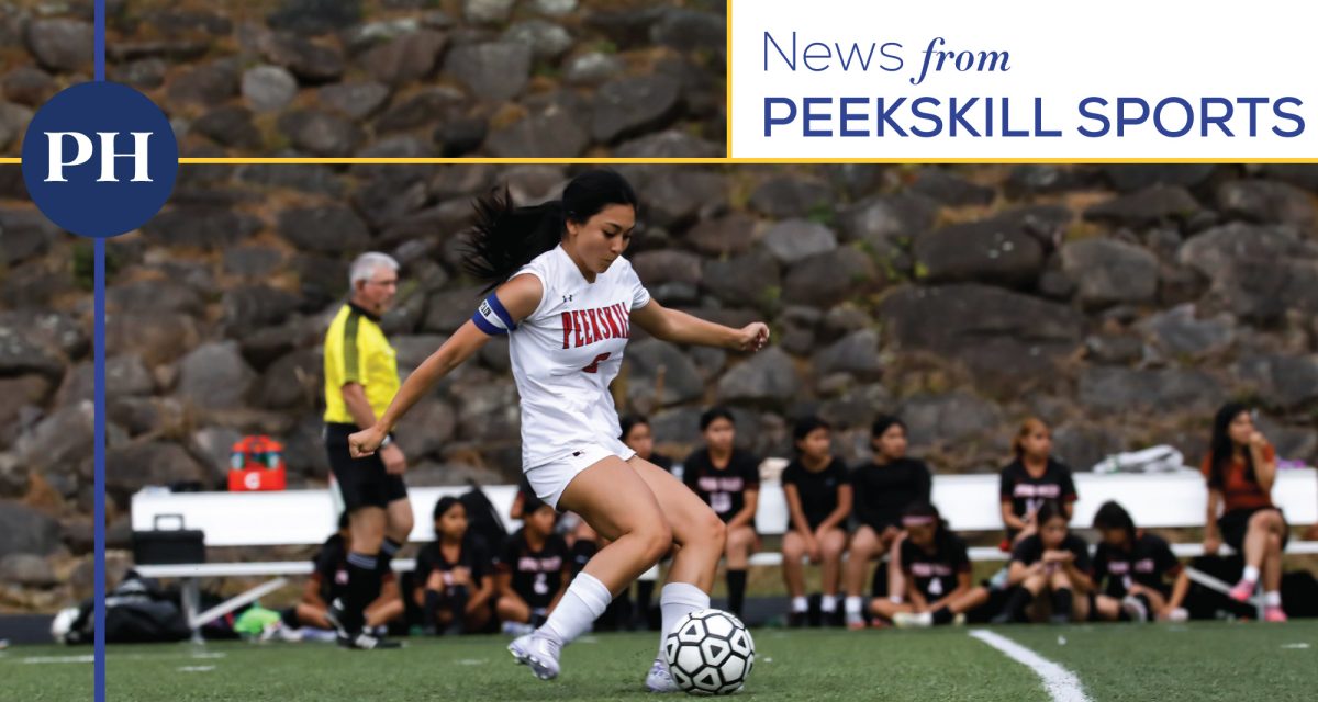 Peekskill girls captain Natalie Foster against Spring Valley on Sept. 22. (Peekskill City School District)
