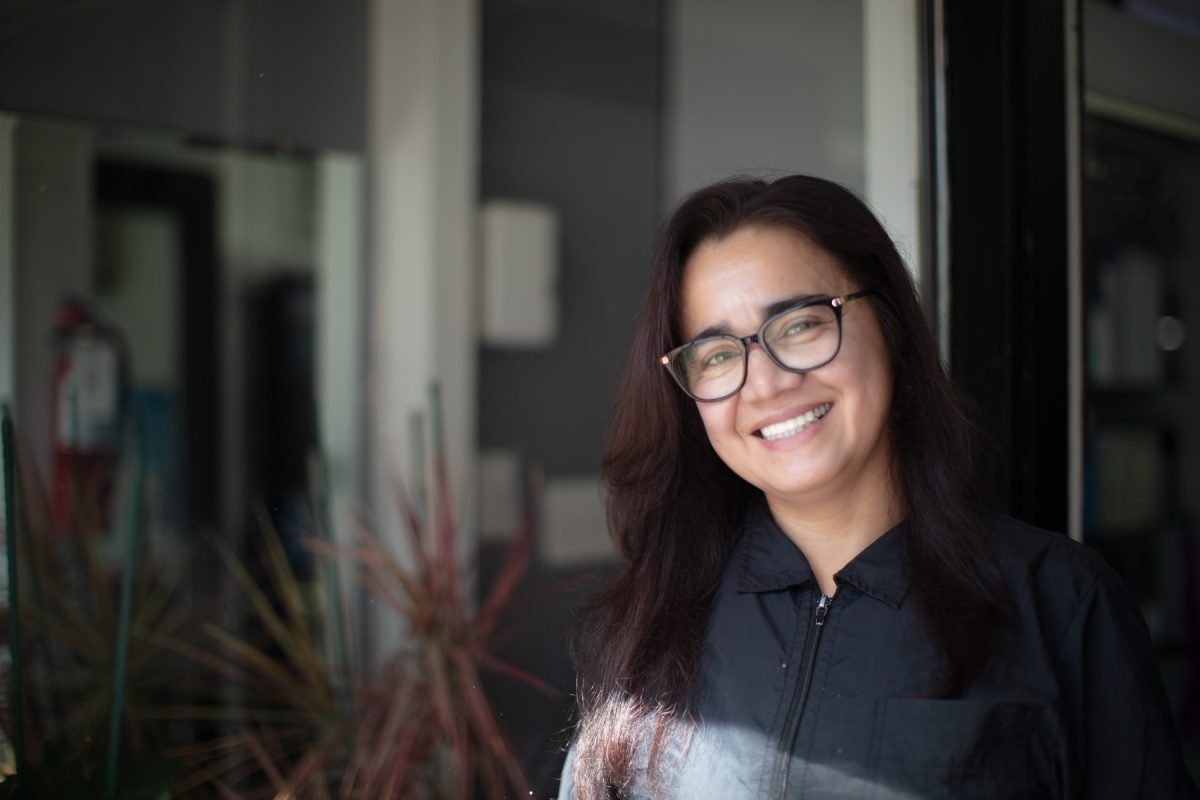 Esperanza Jimenez of Latin Hair Salon on Park Street. (Deb Liljegren]