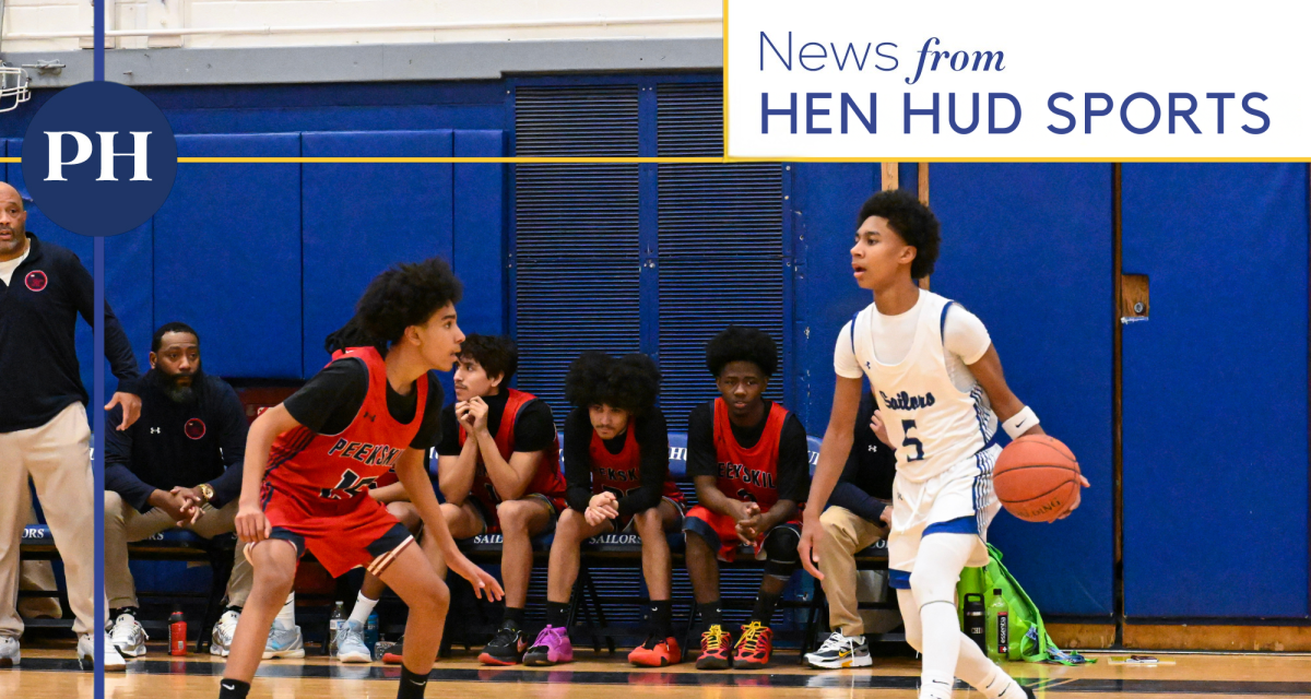 Action from Hen Hud vs Peekskill boys basketball on Feb. 10. 