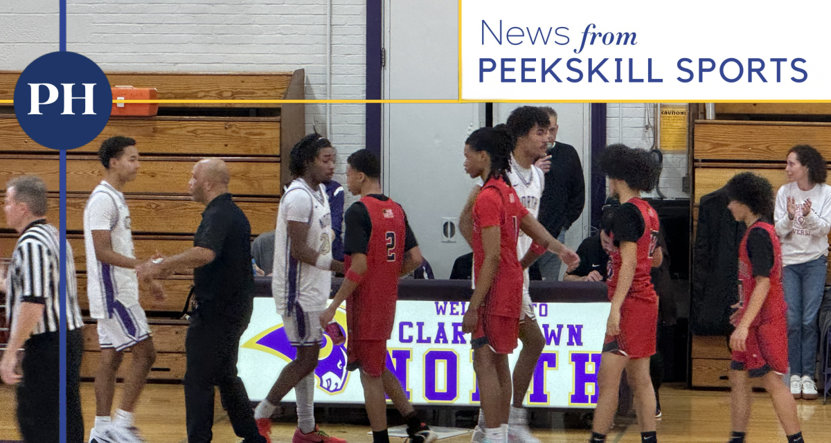 Peekskill fell to Clarkstown North on Feb. 21. 