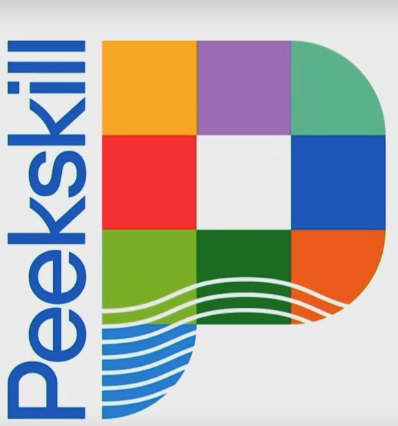 City of Peekskill's official new logo designed by Toronto marketing agency Trajectory Brands, Inc. (Trajectory Brands for City of Peekskill)