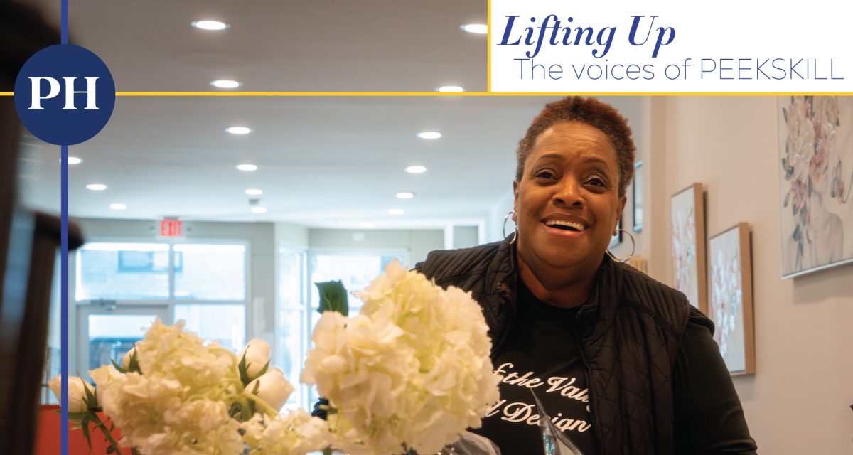 Pamela Hallman-Johnson owns Lily of the Valley Floral Design on South Street in Peekskill.