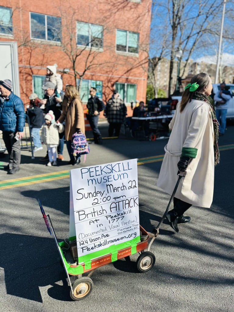 On March 14, the sun lit up the blue skies and the wearin’ of the green lit up Peekskill