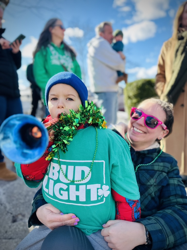 On March 14, the sun lit up the blue skies and the wearin’ of the green lit up Peekskill