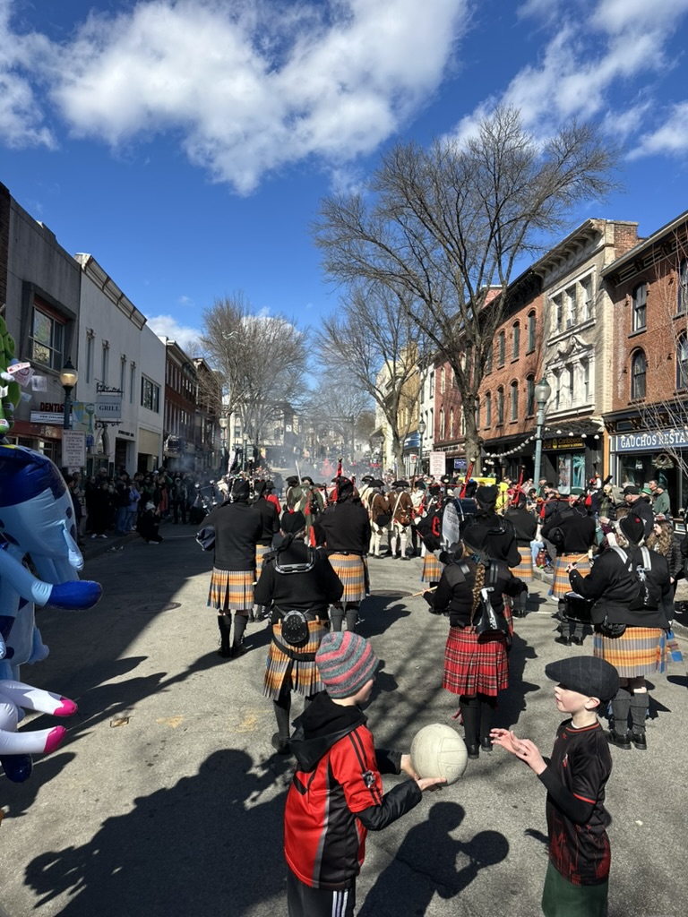 On March 14, the sun lit up the blue skies and the wearin’ of the green lit up Peekskill