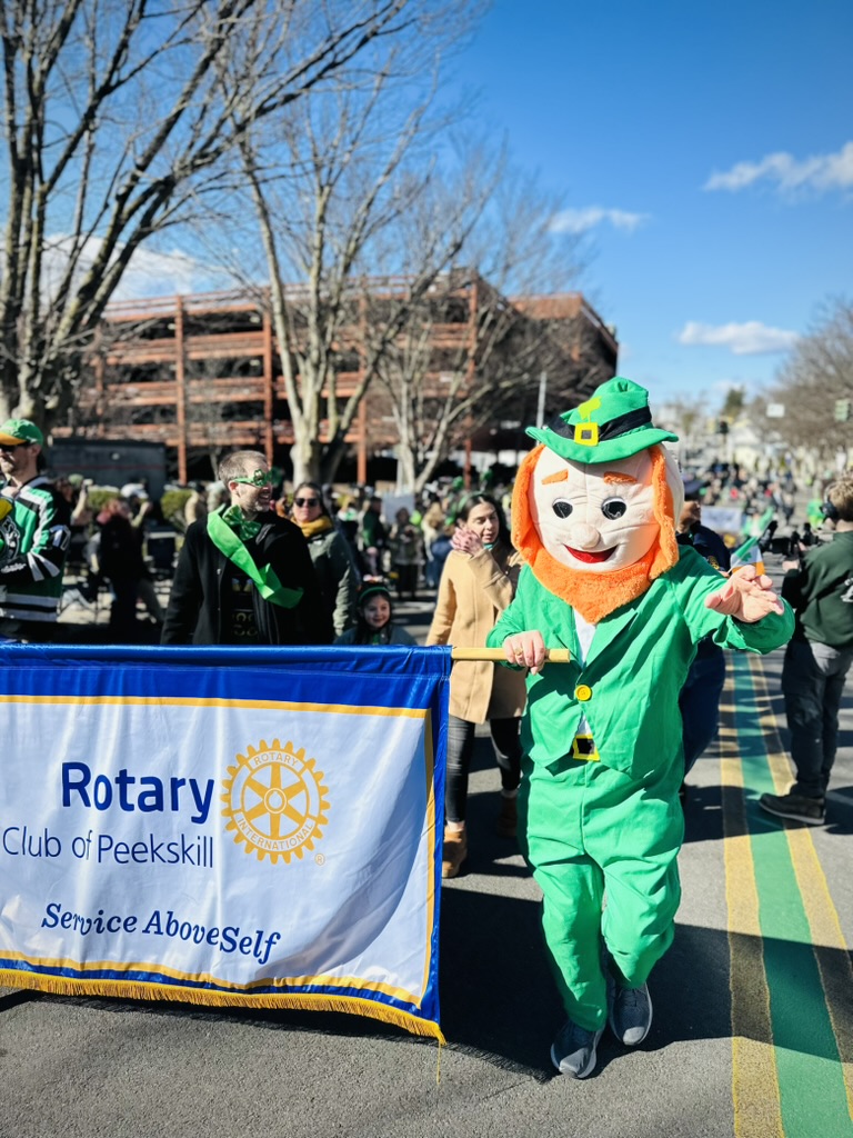On March 14, the sun lit up the blue skies and the wearin’ of the green lit up Peekskill