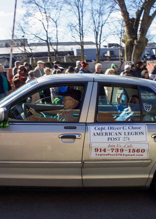 On March 14, the sun lit up the blue skies and the wearin’ of the green lit up Peekskill