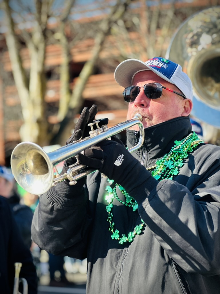 On March 14, the sun lit up the blue skies and the wearin’ of the green lit up Peekskill