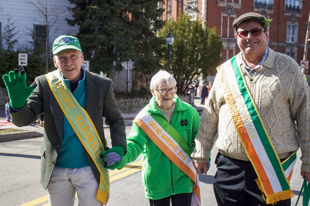 On March 14, the sun lit up the blue skies and the wearin’ of the green lit up Peekskill