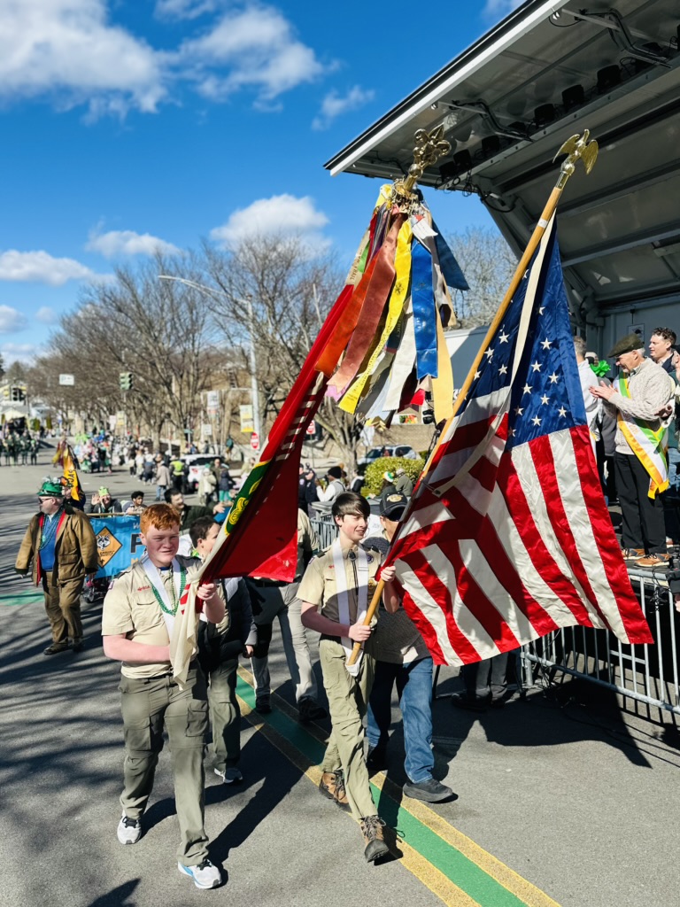 On March 14, the sun lit up the blue skies and the wearin’ of the green lit up Peekskill