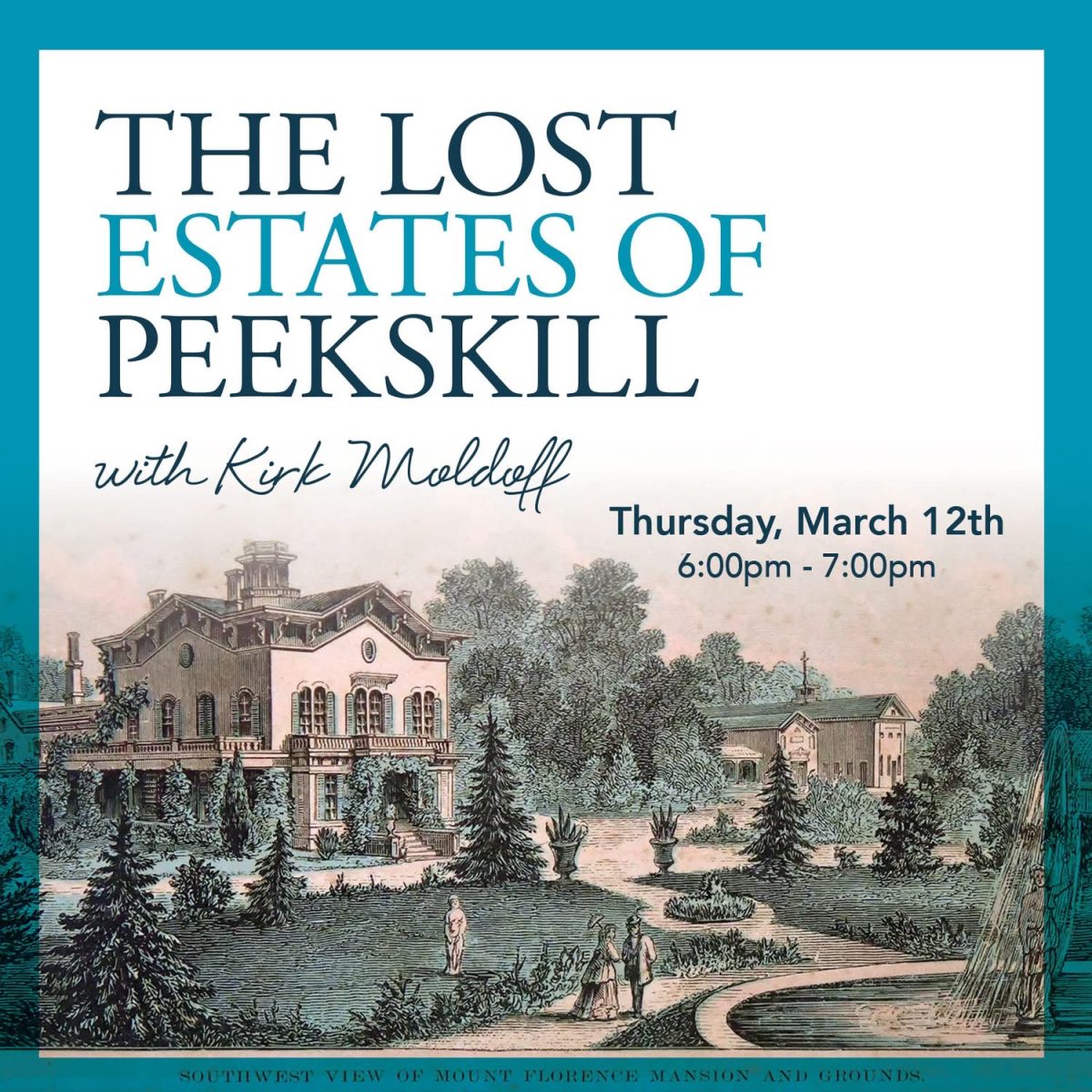 The Lost Estates of Peekskill is a lecture scheduled for March 12 at Hendrick Hudson Free Library in Montrose. (Hendrick Hudson Free Library)