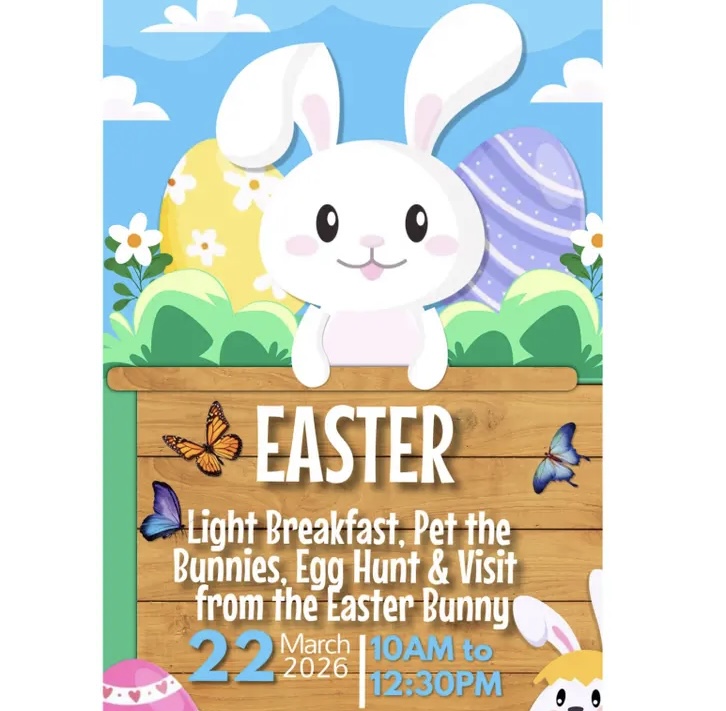Easter celebration at Elks Lodge #744 invites families to enjoy breakfast, an egg hunt, and seasonal activities on March 22. (Elks)