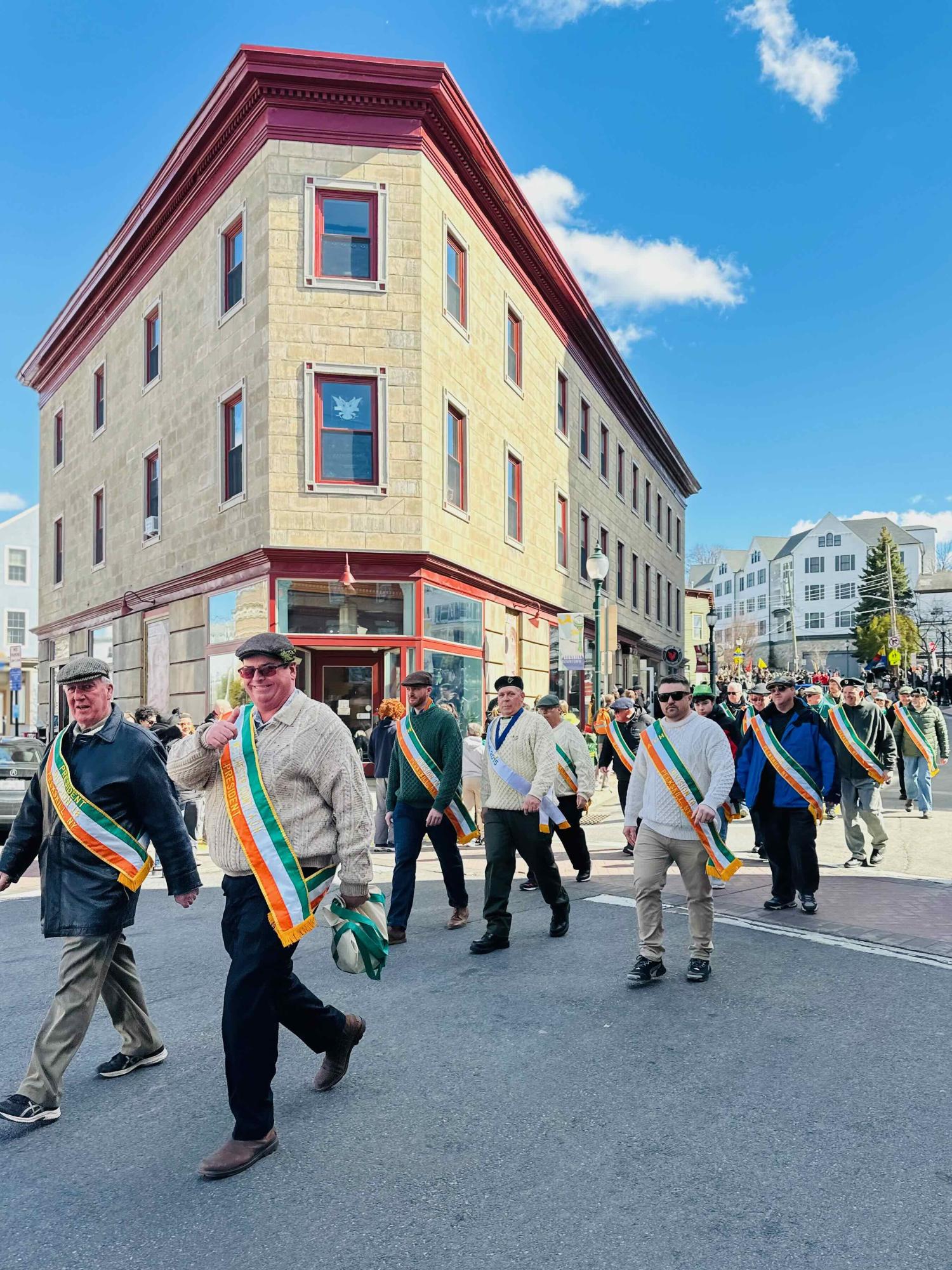 On March 14, the sun lit up the blue skies and the wearin’ of the green lit up Peekskill