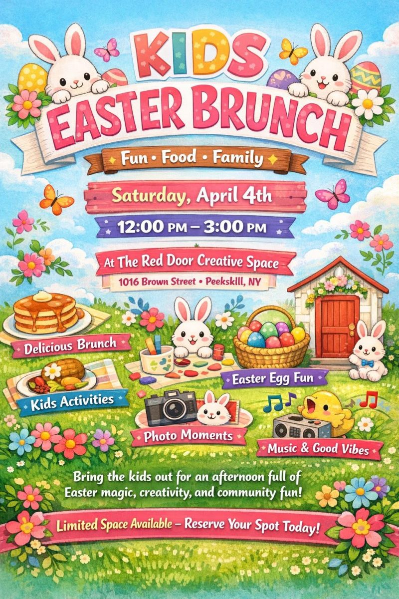 Children enjoy activities and homemade food during the 3rd Annual Kids Easter Brunch at The Red Door Creative Space. (The Red Door)