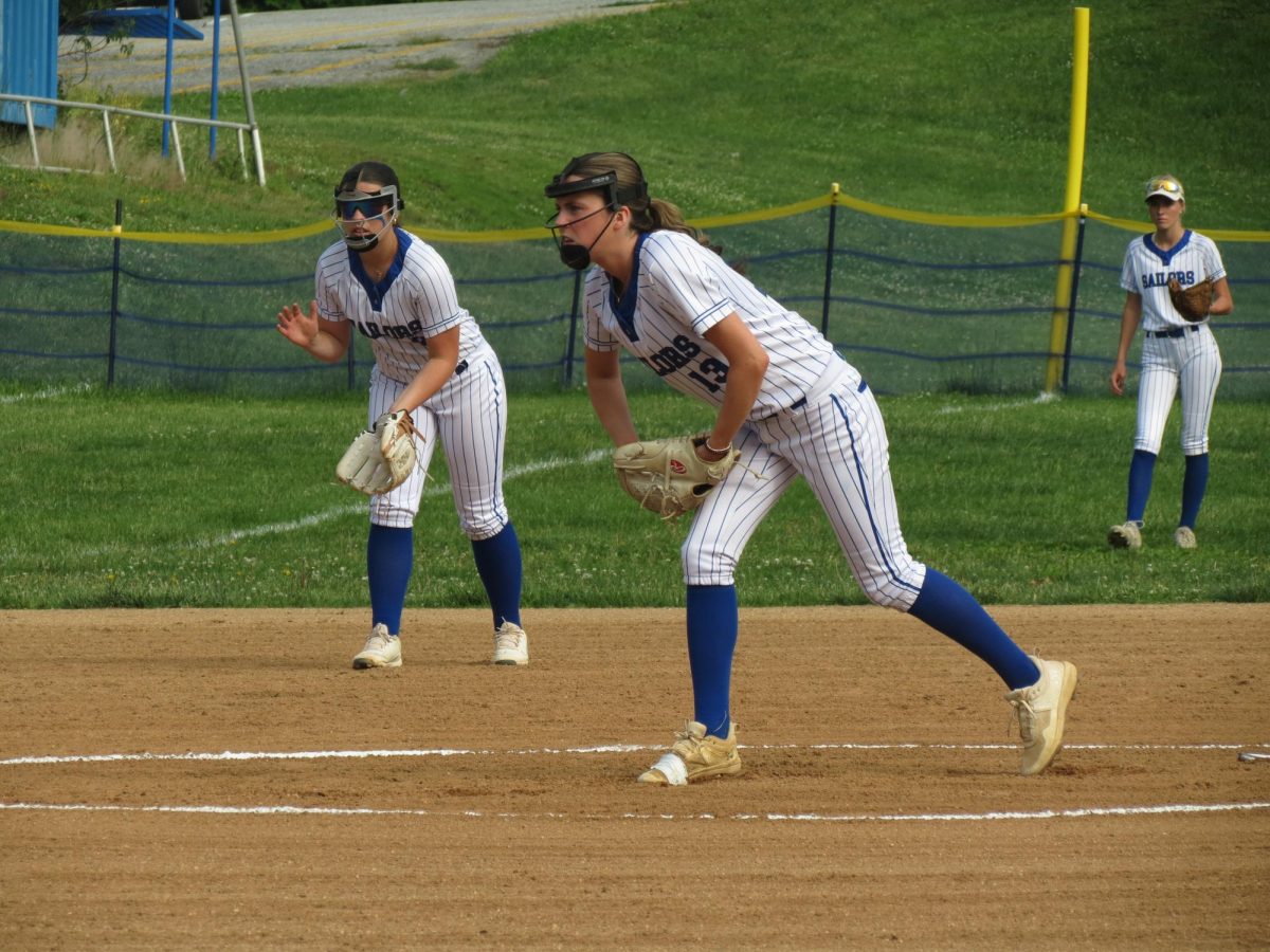 Hen Hud senior pitcher Emma Barbelet in action against Tappan Zee on May 26. 