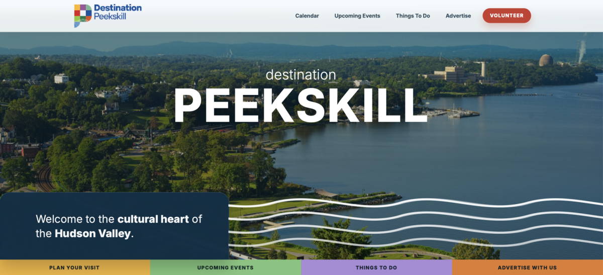 Destination Peekskill is the name of the website residents and visitors can use to find a calendar of local events to participate in. (Destination Peekskill homepage)