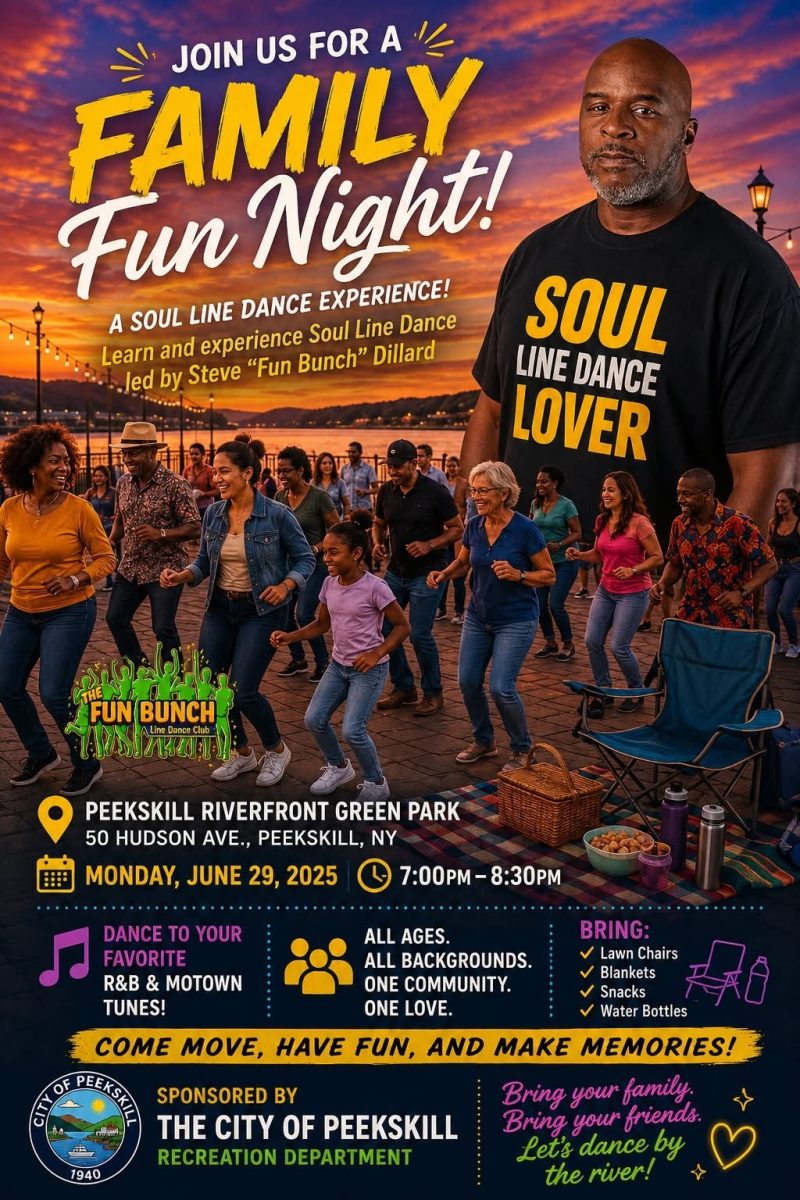 Steve “Fun Bunch” Dillard invites the community to his June 29 session at Riverfront Green, featuring a free Soul Line Dancing event open to all ages as part of the city summer programming. (Steve “Fun Bunch” Dillard)