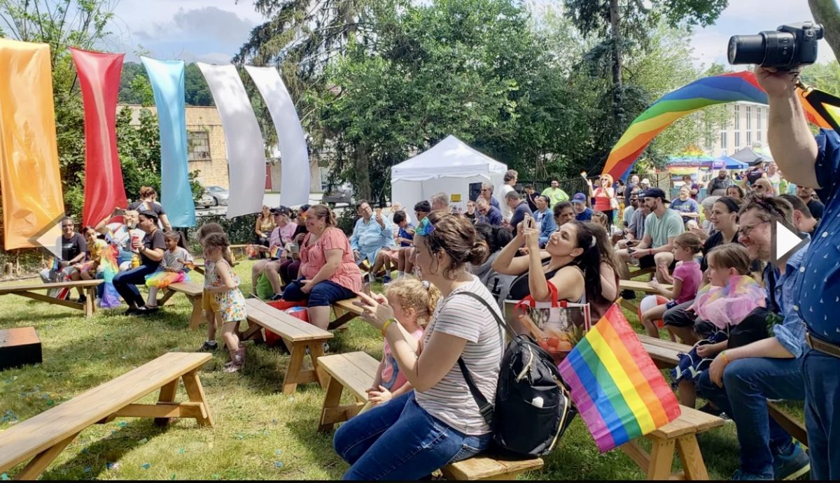 Participants attend a previous edition of Family Pride in the Park in Peekskill. This year's program will include family activities, artistic performances, community organizations, and local vendors. (Peekskill Pride)