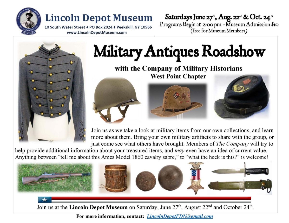 Lincoln Depot Museum will welcome historic military artifacts brought by community members during the Military Antiques Roadshow. (Lincoln Depot Museum)