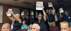 Buchanan residents showed up at the July 7 Village Board of Trustees meeting. 