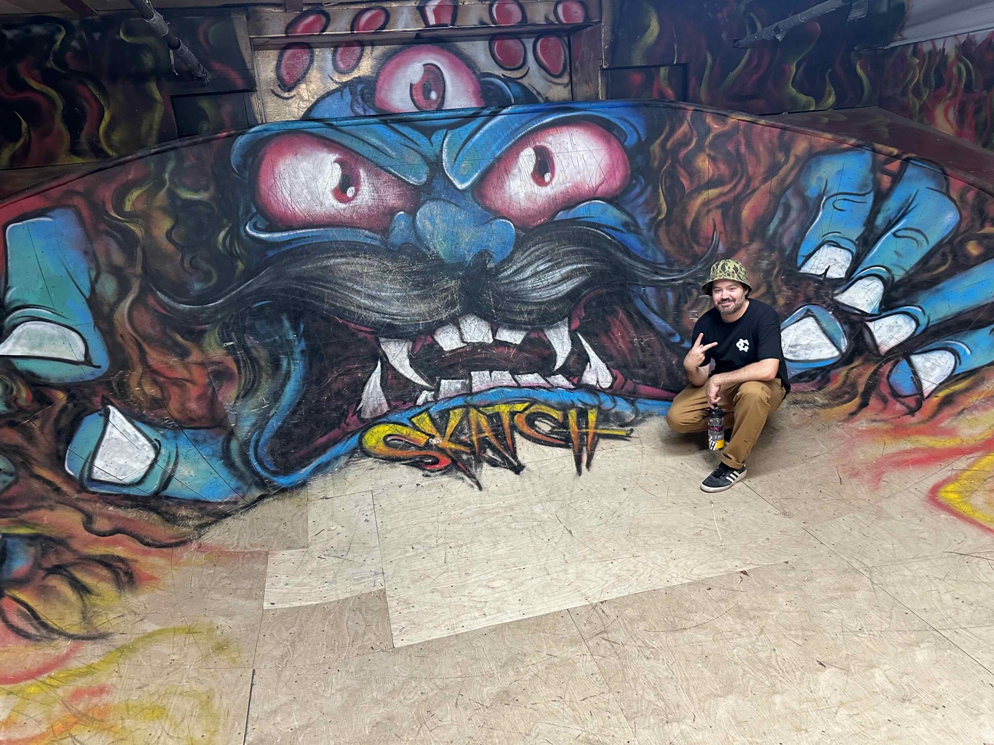 Local youth join the vibrant street art scene at graffiti camp