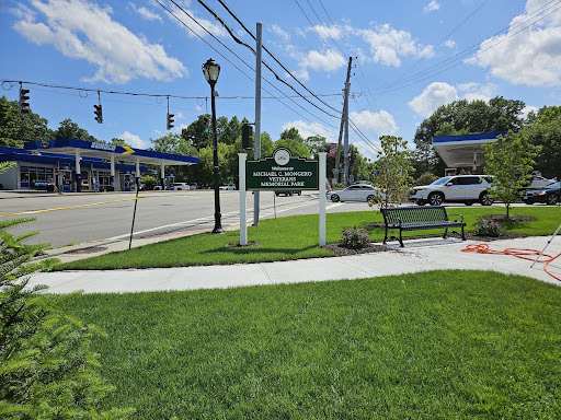 A new lamp post is part of the total redesign of what is now known as Michael C. Mongero Veterans Memorial Park (Town of Cortlandt)